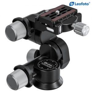 Leofoto GW-01 Geared 3-Way Ball Head with Plate